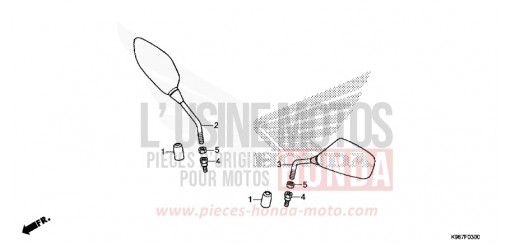 MIROIR WW125AK de 2019